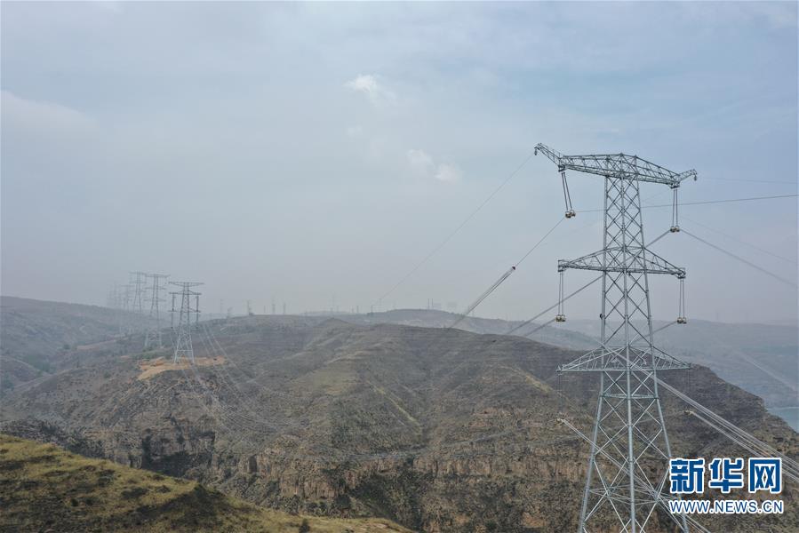 （经济）（1）蒙西-晋中特高压输电线路跨越黄河